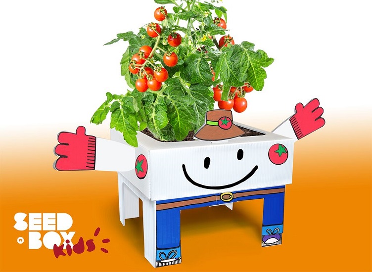 Seed Box Crea Brotes, un huerto urbano infantil que enseña a los niños a cultivar y cocinar