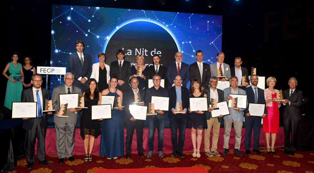 Albet i Noya, galardonada como la Mejor Iniciativa de Enoturismo para la FEGP en los premios ‘La Nit d’Empresa 2017’